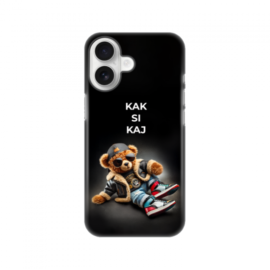 Silikonska maskica za iPhone - Teddy kak si kaj Silikonska maskica za iPhone - Teddy kak si kaj